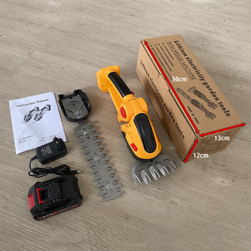 Cordless 24V Rechargeable Electric Hedge Trimmer for Grass and Shrub Cutting