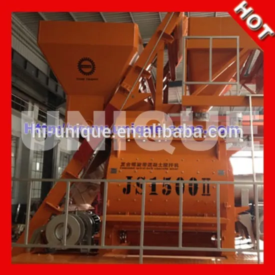 China Twin Shaft JS Series Concrete Mixer Manufacturer
