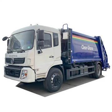 4x2 12m3 10t limbah pengumpul kompresi truk sampah