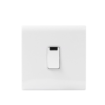 20AX250V Double Pole Switch with Neon White 1Gang