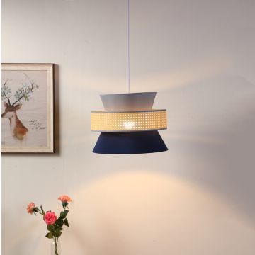 Lámparas de techo personalizadas azules asequibles: soluciones modernas de iluminación de hotel y decoración para el hogar
