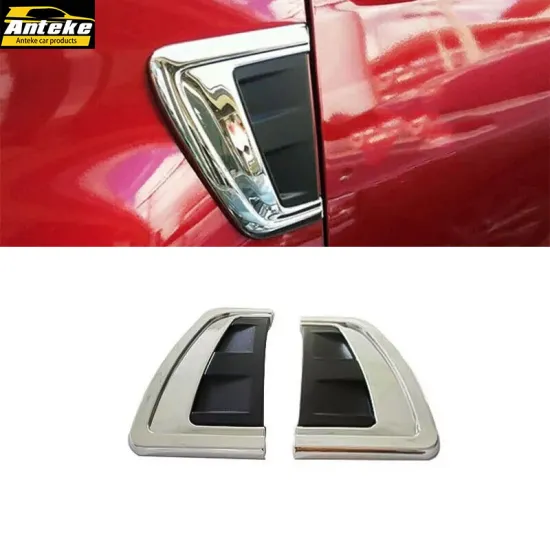 OEM Car ABS Carbon Fiber Chrome Exterior Side Wind Cover for Toyota Hilux