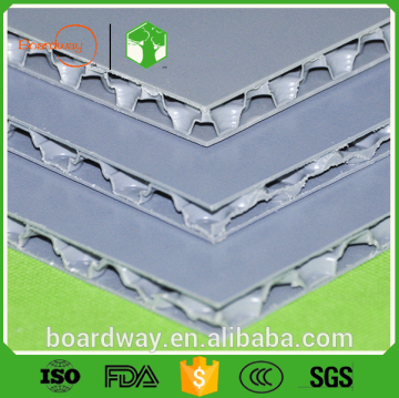 Waterproof Rigid White Hard Light weight Reusable Custom pp honeycomb hollow board