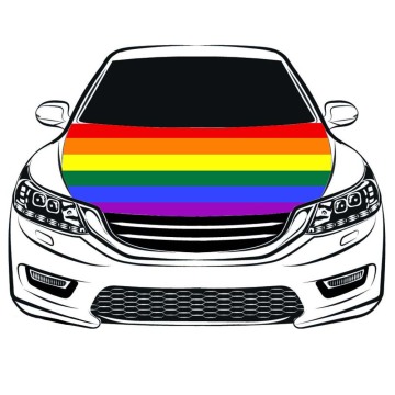 100*150cm The World Cup flag Rainbow Flag Car Hood flag High elastic fabric