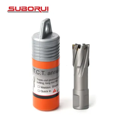 SUBORUI OEM Customizable Tungsten Carbide Tipped TCT Annular Cutters for Magnetic Base Drills