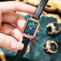 rectangle alloy case ladies' business quartz watches