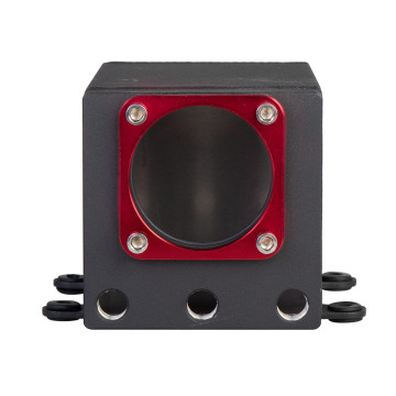 60mm External Fuel Pump Tank Racing Black Billet Aluminium with AN6 AN8 AN10 Fittings and Oil Catch Can