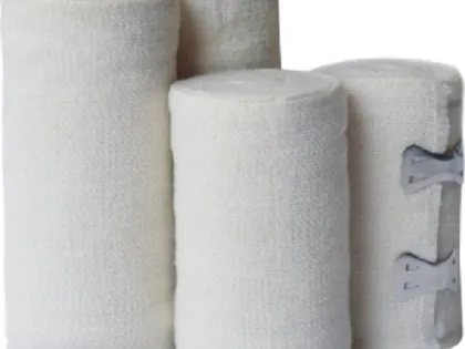 Disposable Medical Natural Color Elastic Crepe Bandage