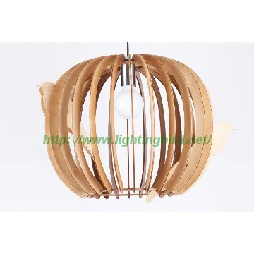 Elegant Contemporary Wooden pendant light / Pendant Light Fixtures