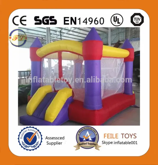2014 Hot Sale Nylon Mini Bouncer House/hot sale new oxford cloth inflatable castle/home used bouncer