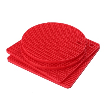 Contemporary Square Nonstick Heat Resistant Silicone Table Mat