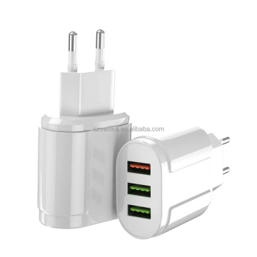 ชาร์จอย่างรวดเร็ว 3.0 เครื่องชาร์จผนัง USB - สีดำสีขาว | การชาร์จอย่างรวดเร็วสำหรับ Samsung, Xiaomi และ Morephones