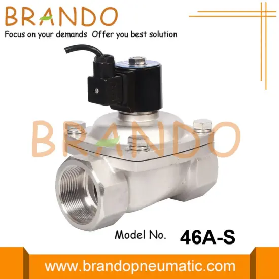 2'' Stainless Steel Fountain Solenoid Valve IP68 Waterproof