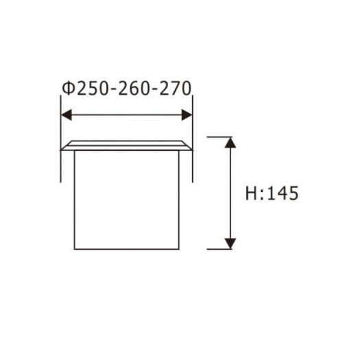 LEDER 야외 스테인레스 스틸 24W LED 실내 조명