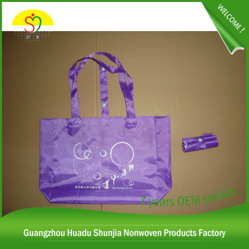New Products Reusable Shopping Bag Folding Nylon Bag Tote Bag Nylon