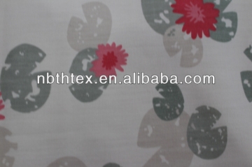 Flower printing canvas fabrics for garment