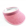 Girls Hair Clasp Style Jute Visor Cap