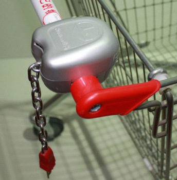 coin lock for shopping trolley