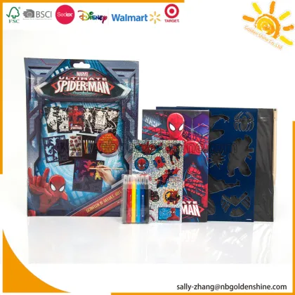 Marvel Scratch Activity Set