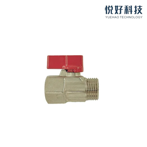 Uso dell'acqua con valvola a sfera cromata con filettatura mini