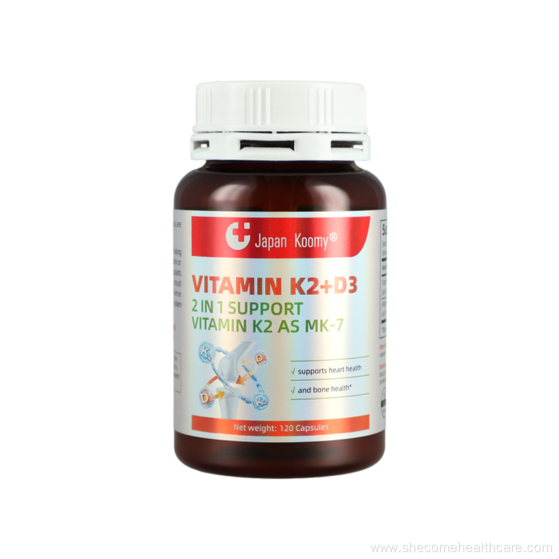 Vitamin K2 D3 Supplement for bone heart health