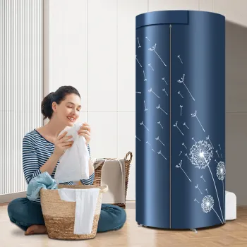 Foldable Portable Clothes Dryer with 1000W PTC Fast Drying Technology