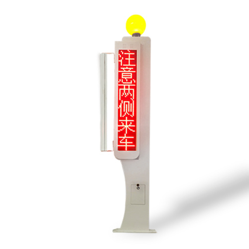 Cross Walk Warning Sign courtesy pedestrian led display