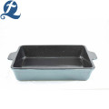 Hot Selling Au Gratin Impreso Gran Rectangular BakeWare