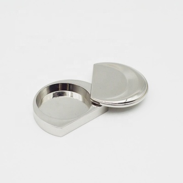 Custom Magnetic Refill Compact Metal Containers for Makeup and Perfume