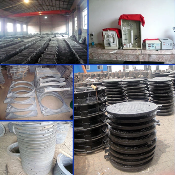 en124 ductile iron manhole cover and frame