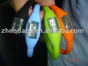 Jam tangan pergelangan tangan gel silika ion negatif