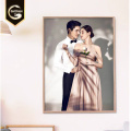 Affichage de cadre photo de mariage
