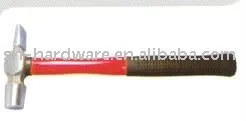 Cross pein hammer with fibreglass handle
