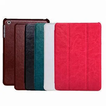 Leather Cases for iPad Mini, Magnetic Cover with Built-in Function