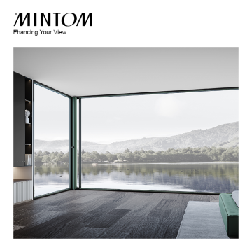 MINTOM Aluminum Window with Micro Ventilation and Double Glazed Glass