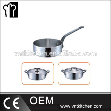 VNTA020 Stainless Steel Triple-ply Kitchen Cookware Hammered Sauce Pan