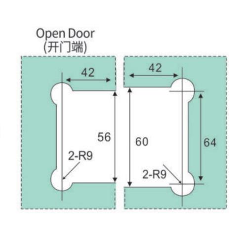 Big Beveled Corner Glass Shower Hinge Big Beveled Corner 90 Degree Shower Hinge Manufactory