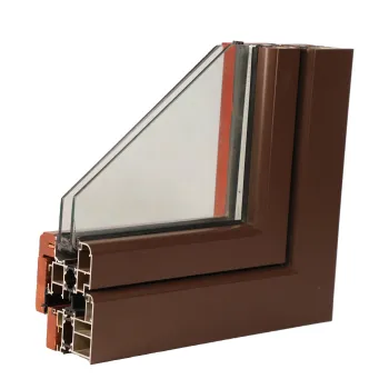 Factory Wholesale Aluminum Composite Wood Casement Windows