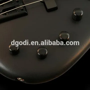 cnc machine guitar parts, custom black aluminum barrel guitar knobs