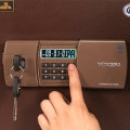 Double door brown safe