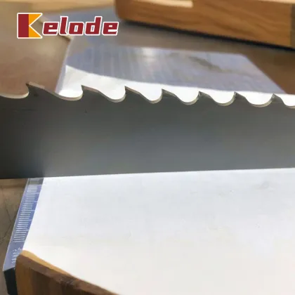 Titanium alloy hard alloy band saw blade