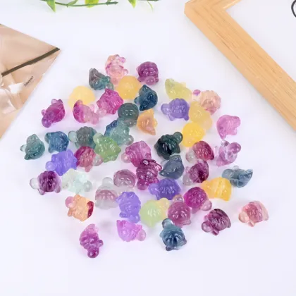 Healing Stone Fluorite Turtle