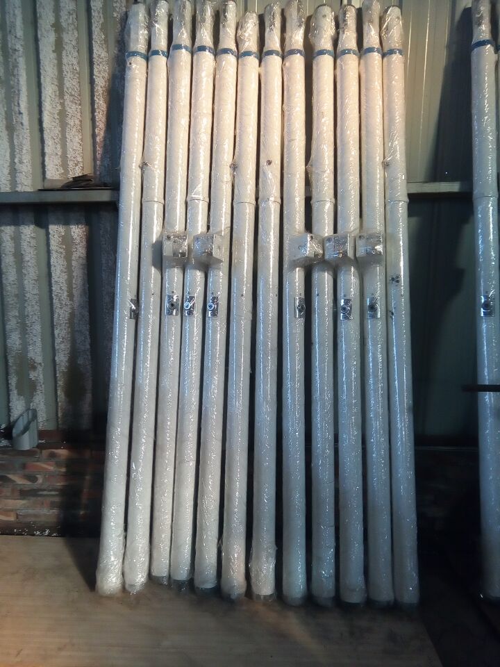 Iron straight inserting Spring volleyball post