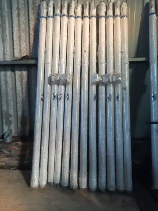 Iron straight inserting Spring volleyball post