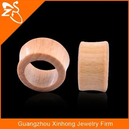 organic jewelry wood ear flesh tunnel for ear piercing