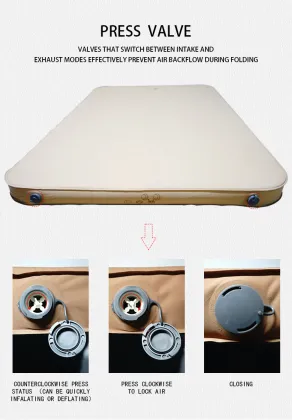 Chanodug Outdoor Camping Inflatable Mattress - Self Inflating Double Camping Air Mattress