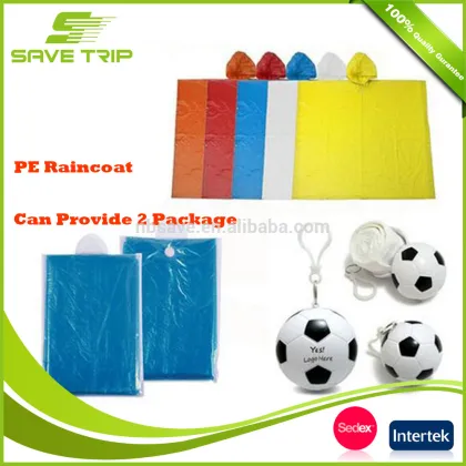 Different colors women men kids raincoat one time use emergency rain gear