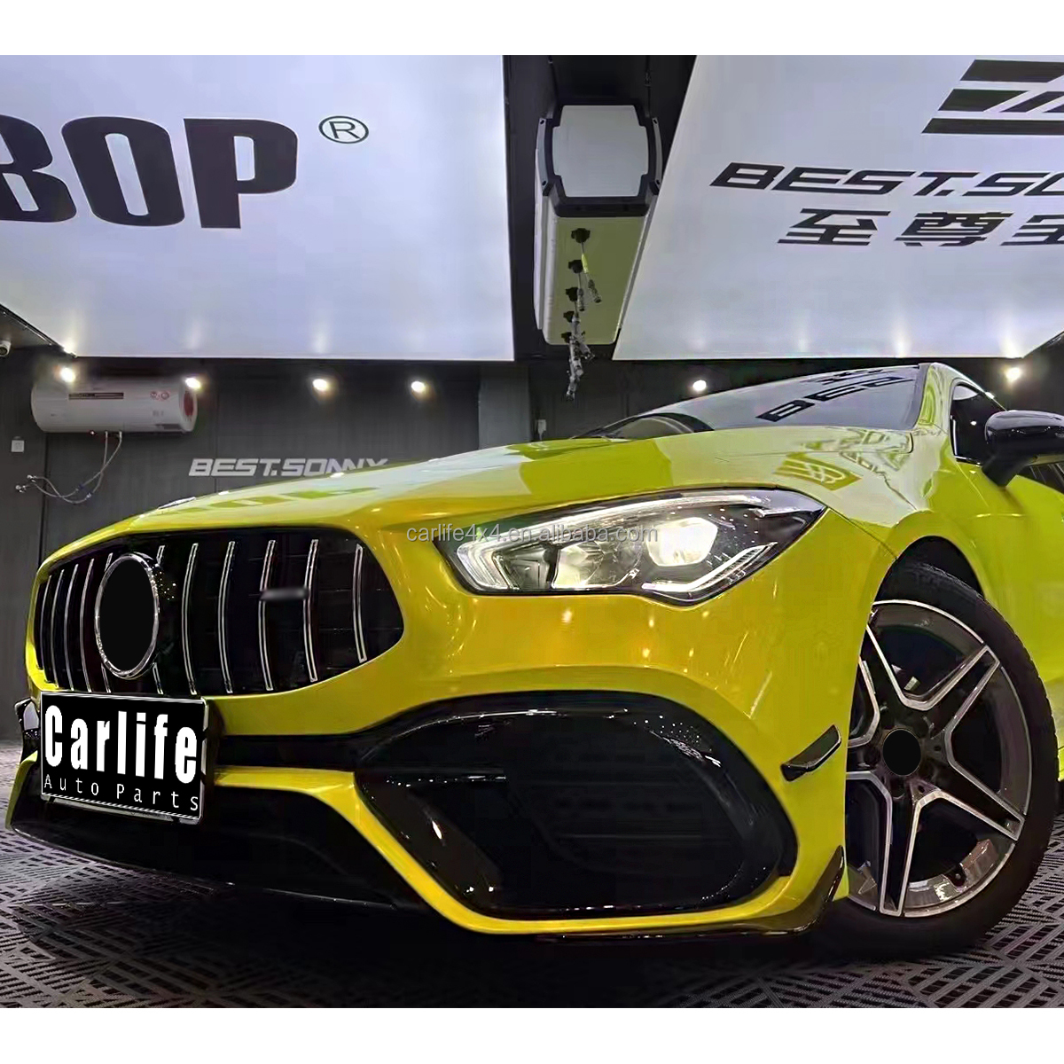 Mercedes-benz W118 Cla200 Cla300 Body Kit: Front/ Rear Bumpers, Grille ...