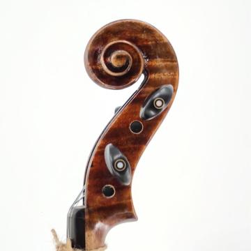 Fullstor professionell handgjord ren fiol i massivt trä