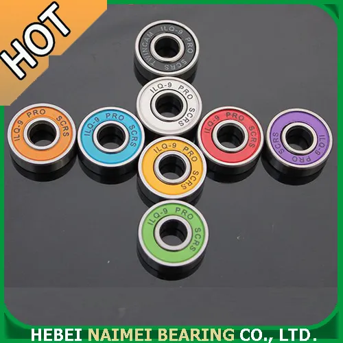 Chrome Steel High Speed Skateboard Bearings